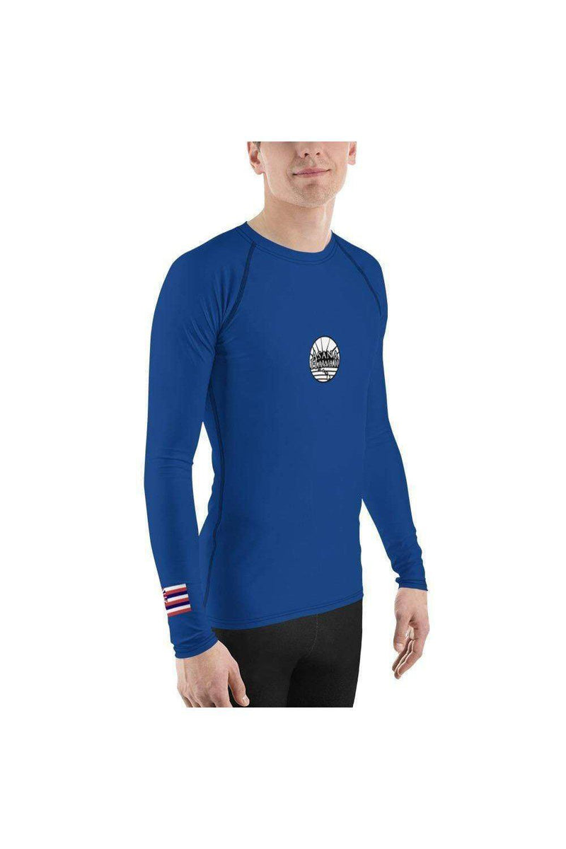 Asana Hawaii Men's Rash Guard Asana Hawaii Hilo Canoes Men's Rash Guard
