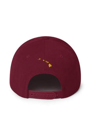 Asana Hawaii Snapback Hat Asana Hawaii Island Flag Snapback Hat