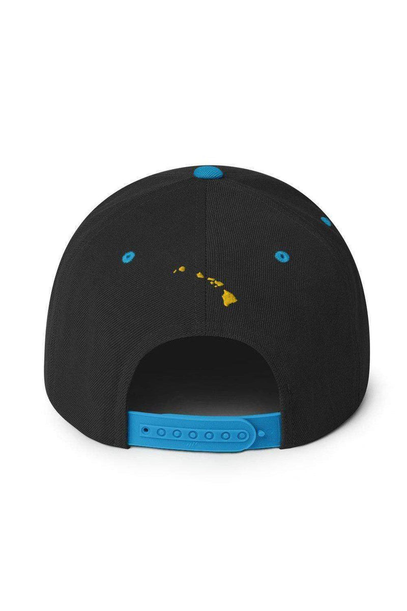 Asana Hawaii Snapback Hat Asana Hawaii Island Flag Snapback Hat