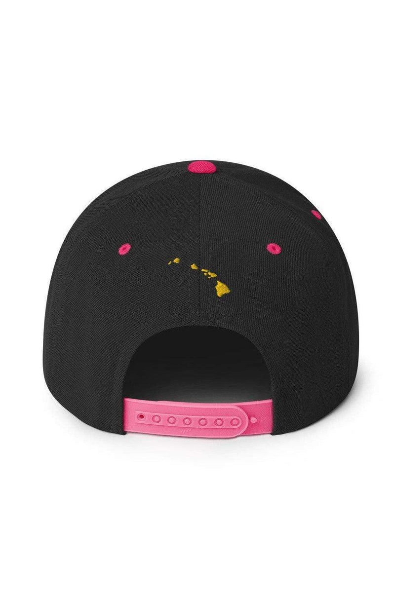 Asana Hawaii Snapback Hat Asana Hawaii Island Flag Snapback Hat