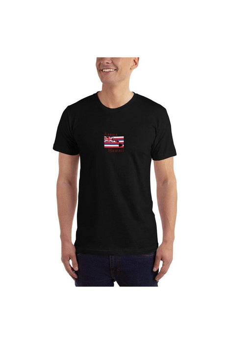 Asana Hawaii T-Shirts Black / XS Asana Hawaii Islands Flag T-Shirt