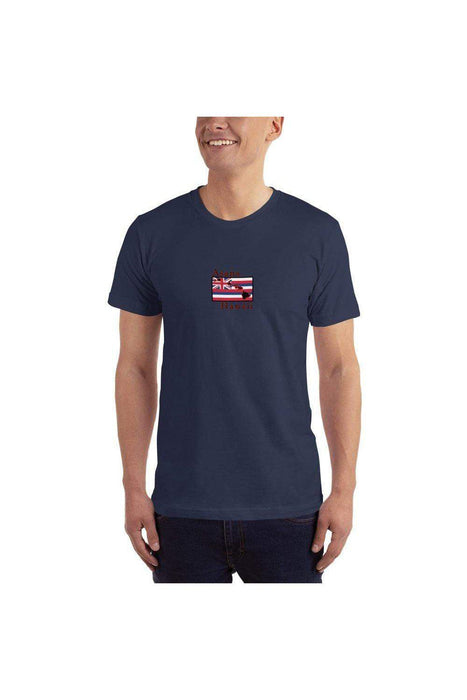 Asana Hawaii T-Shirts Navy / XS Asana Hawaii Islands Flag T-Shirt