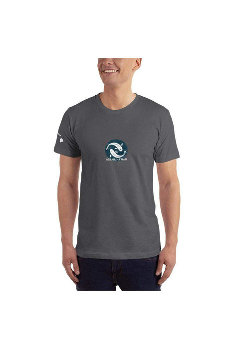 Asana Hawaii T-Shirts Asphalt / XS Asana Hawaii Koi Fish T-Shirt (100% fine jersey cotton version)