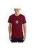 Asana Hawaii T-Shirts Cranberry / XS Asana Hawaii Koi Fish T-Shirt (100% fine jersey cotton version)