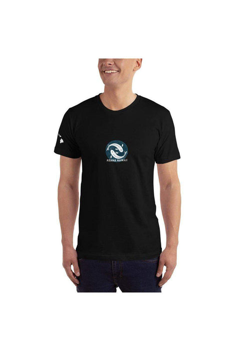 Asana Hawaii T-Shirts Black / XS Asana Hawaii Koi Fish T-Shirt (100% fine jersey cotton version)