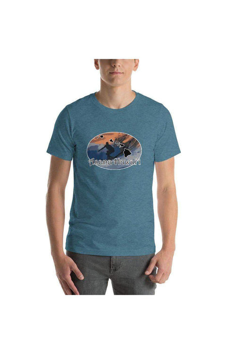 Asana Hawaii T-Shirts Heather Deep Teal / S Asana Hawaii Māhuahua Short-Sleeve Unisex T-Shirt