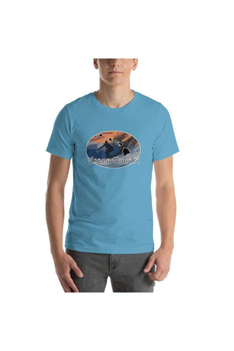 Asana Hawaii T-Shirts Ocean Blue / S Asana Hawaii Māhuahua Short-Sleeve Unisex T-Shirt