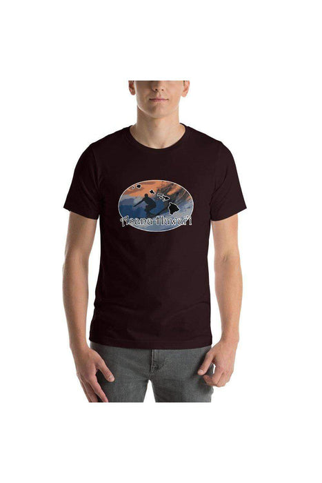 Asana Hawaii T-Shirts Oxblood Black / S Asana Hawaii Māhuahua Short-Sleeve Unisex T-Shirt