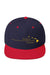 Asana Hawaii Snapback Hat Navy/ Red Asana Hawaii Snapback Hat
