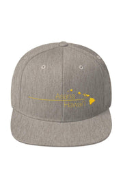 Asana Hawaii Snapback Hat Heather Grey Asana Hawaii Snapback Hat