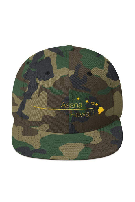 Asana Hawaii Snapback Hat Asana Hawaii Snapback Hat