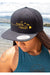 Asana Hawaii Snapback Hat Black Asana Hawaii Snapback Hat