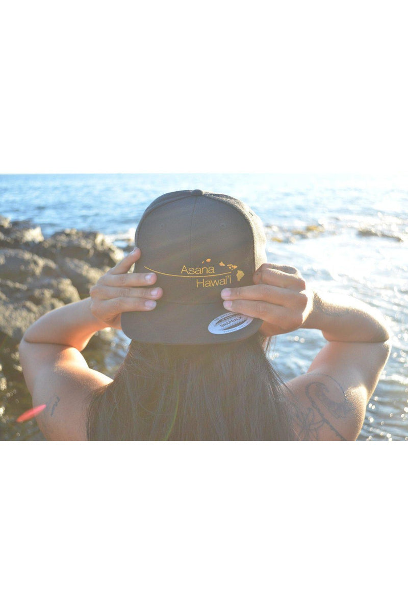 Asana Hawaii Snapback Hat Asana Hawaii Snapback Hat