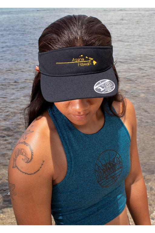 Asana Hawaii Visor Black Asana Hawaii Visor