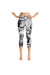 Gray Camo Yoga Capri Leggings