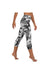 Gray Camo Yoga Capri Leggings