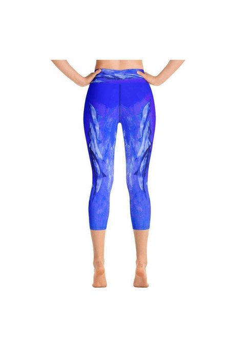 Asana Hawaii Yoga Capri Leggings Hawai'i Dolphins Yoga Capri Leggings