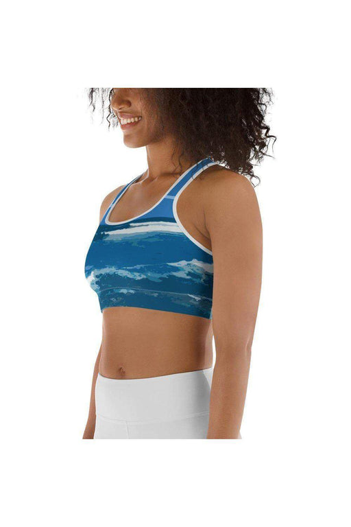 Asana Hawaii Sports Bra Hawaiian Blue Surf Sports bra