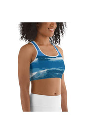 Asana Hawaii Sports Bra Hawaiian Blue Surf Sports bra