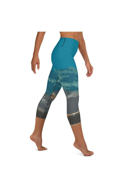 Asana Hawaii Yoga XS Kua Bay Yoga Capri Leggings