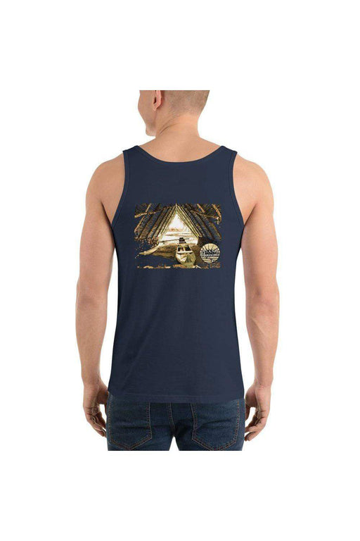 Asana Hawaii Tank Tops Navy / XS Mauna Lani Canoe Unisex Tank Top