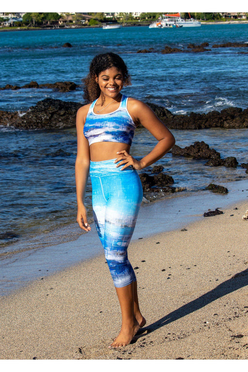 Asana Hawaii Sports Bra Pololu Surf Sports bra