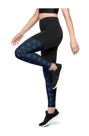 Flower of Life Compression Leggings
