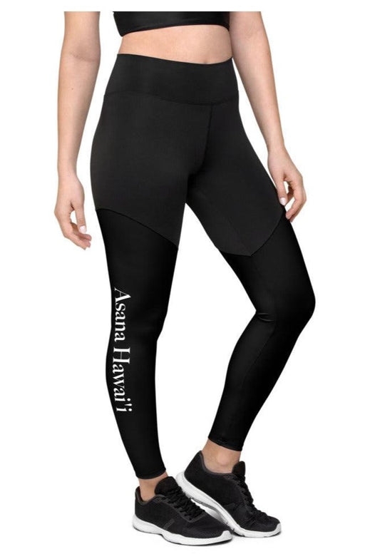 Black Compression Sports Leggings