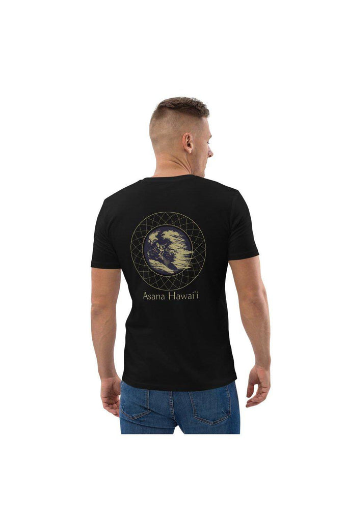 seed and soil アーサナトップス　Asana tops Geo Surfer Unisex organic cotton t-shirt