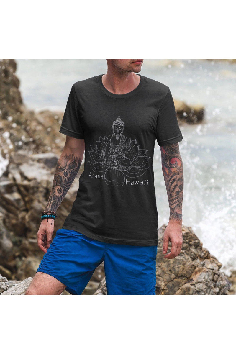 Asana Hawaii T-Shirts Solid Black Triblend / XS Zen Lotus Unisex T-shirt