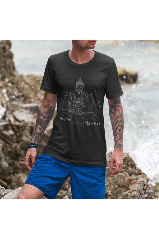 Asana Hawaii T-Shirts Solid Black Triblend / XS Zen Lotus Unisex T-shirt