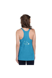 Asana Hawaii Women's Tank Top Zen Lotus Women's Racerback Tank