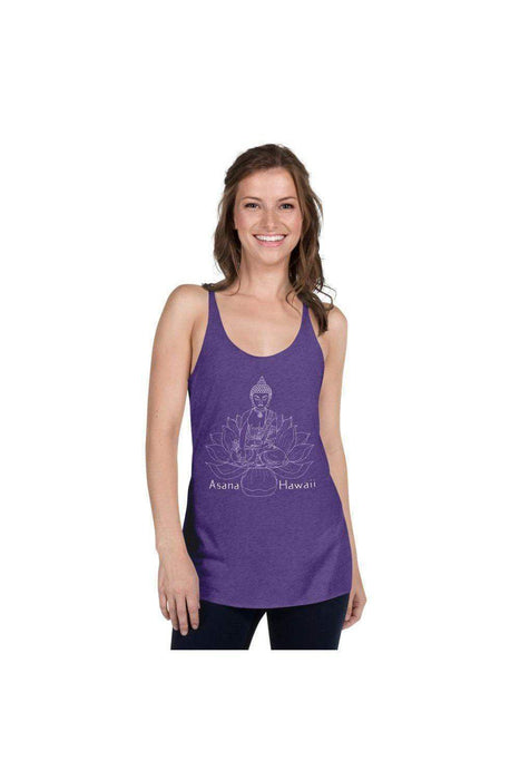 Asana Hawaii Women's Tank Top Purple Rush / XS Zen Lotus Women's Racerback Tank